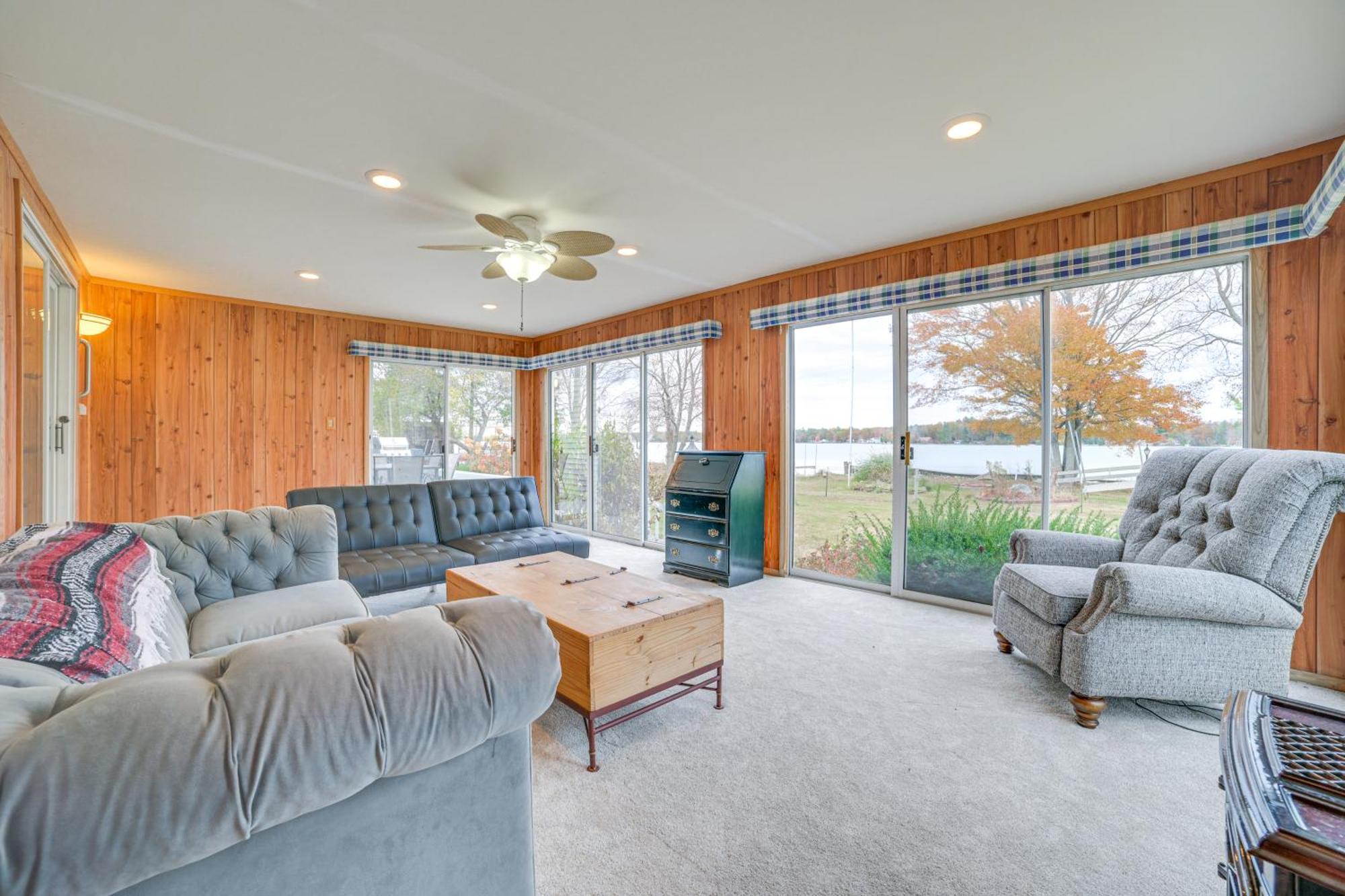 Lakefront Home With Deck And Dock In Oscoda Twp! Lincoln Junction エクステリア 写真